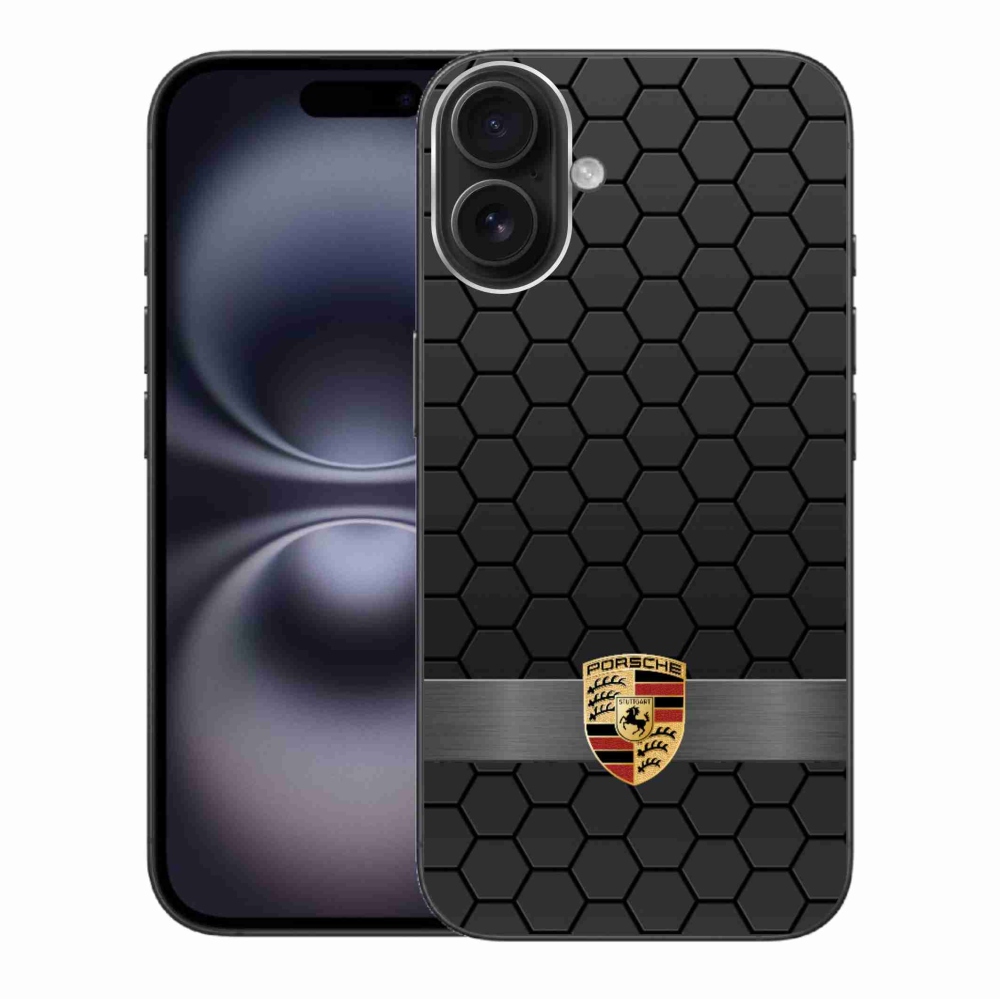 Gélový kryt mmCase na iPhone 16 Plus - porsche