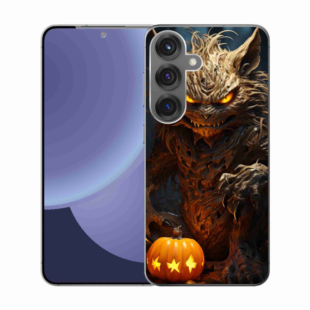 Gélový kryt mmCase na Samsung Galaxy S25 - halloweenska príšera