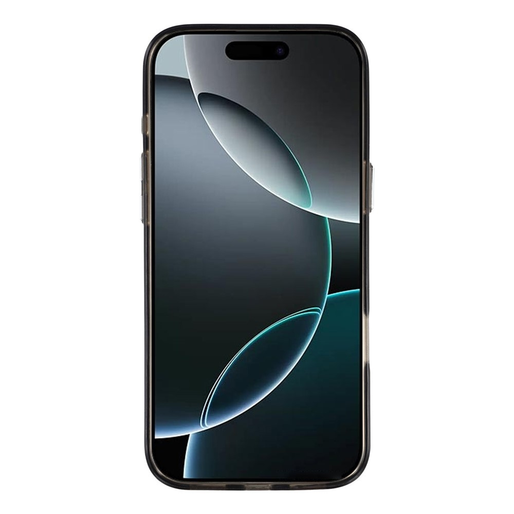 Gélový obal s pevným chrbtom na iPhone 17 Pro Max - čierny