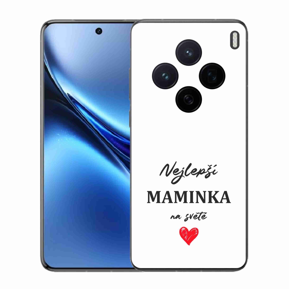 Gélový kryt mmCase na Vivo X200 5G - najlepšia mamička 1 biele pozadie
