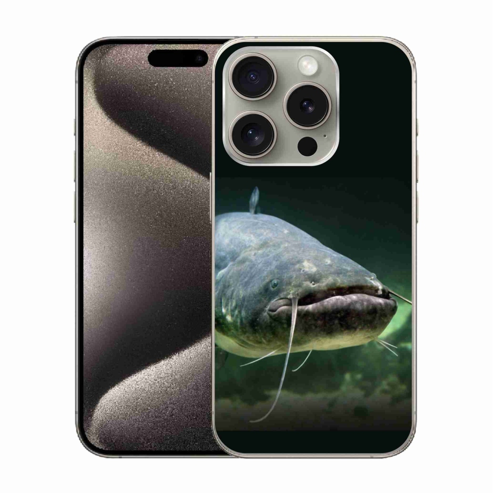 Gélový obal mmCase na iPhone 15 Pro - sumec