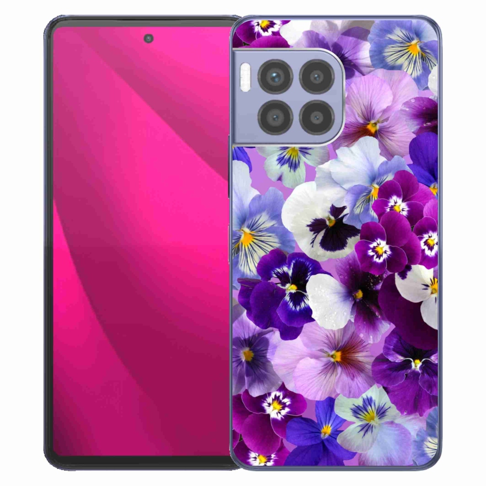 Gélový kryt mmCase na T-Mobile T Phone 2 Pro - kvety 9