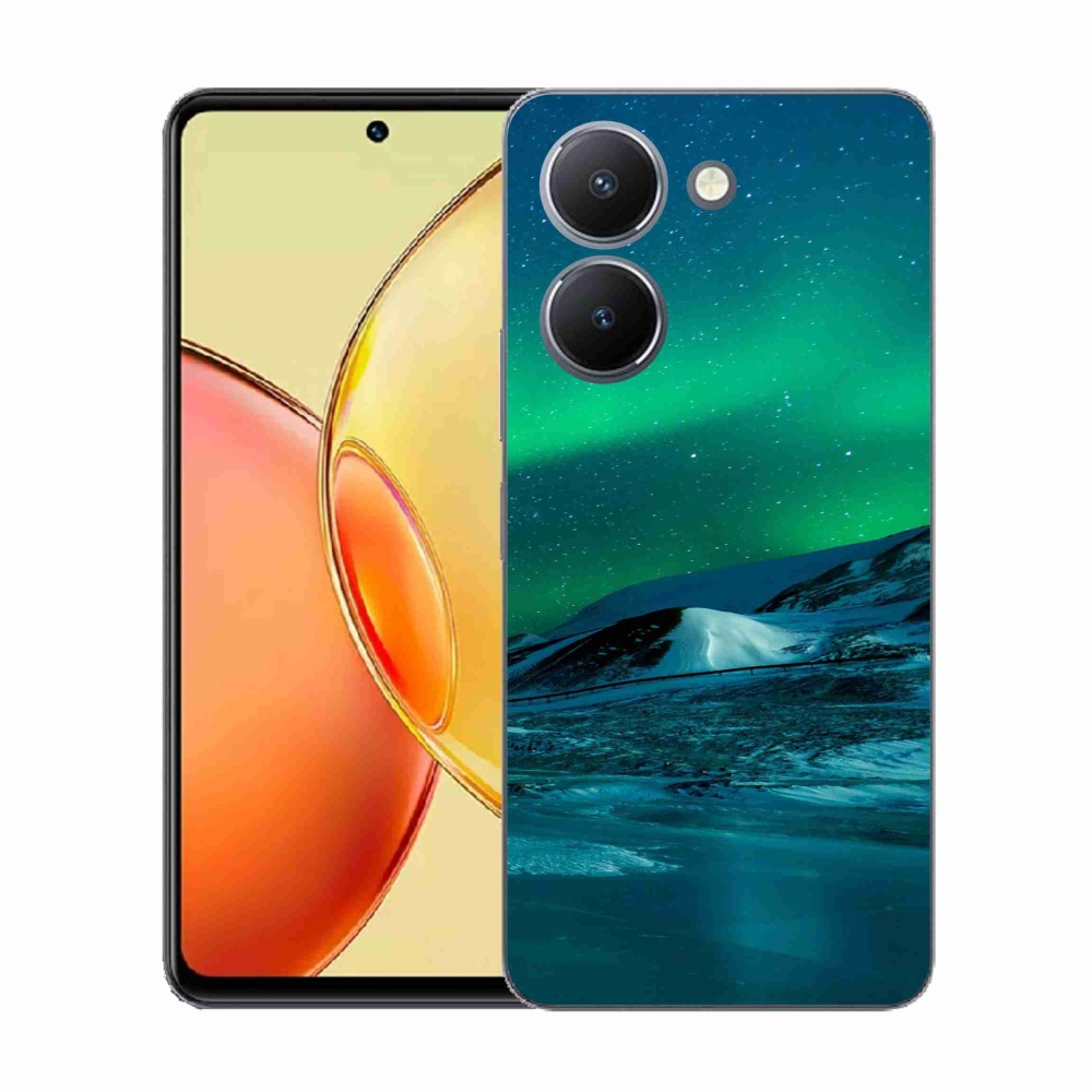 Gélový kryt mmCase na Vivo Y36 - polárna žiara