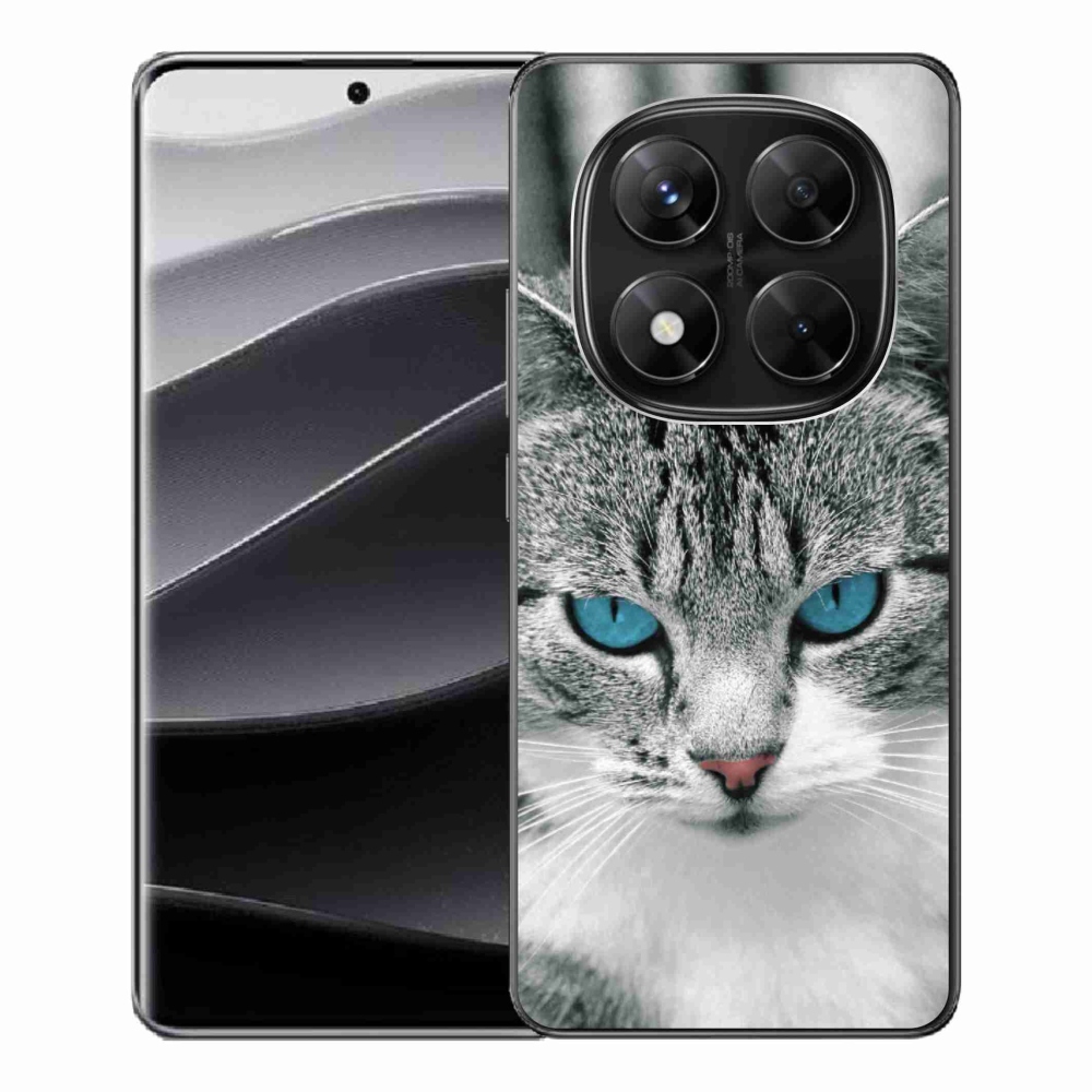 Gélový kryt mmCase na Xiaomi Redmi Note 14 Pro 5G/Poco X7 5G - kočičí pohľad 1