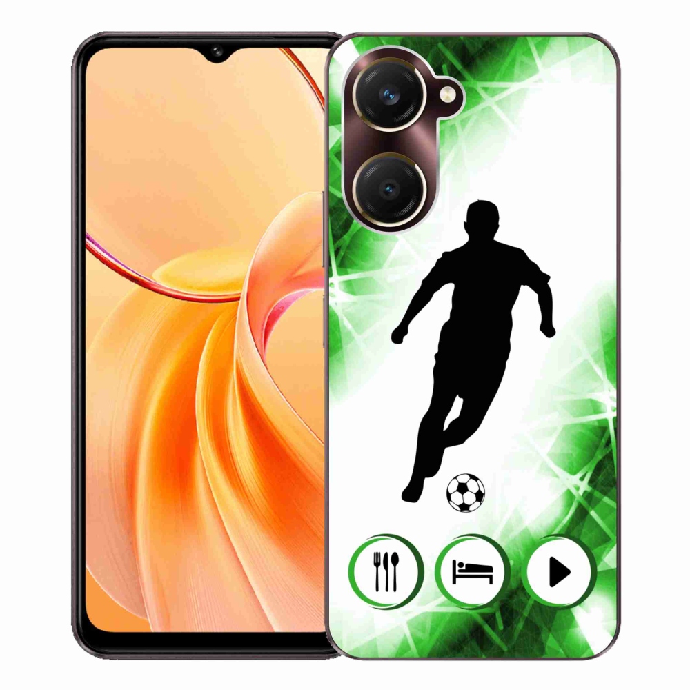 Gélový kryt mmCase na Vivo Y28s 5G - futbalista