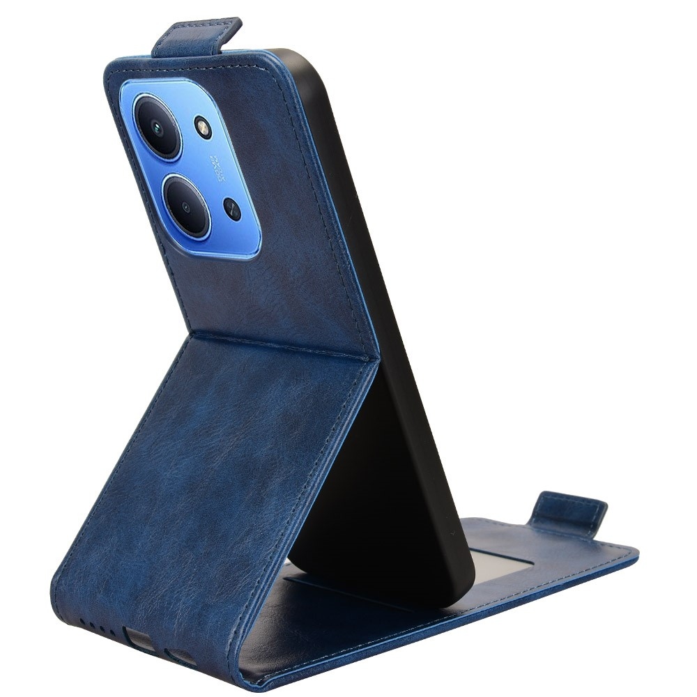 Vert flipové púzdro na Xiaomi Redmi 15C 4G (171mm)/Poco C85 4G (171mm) - modré