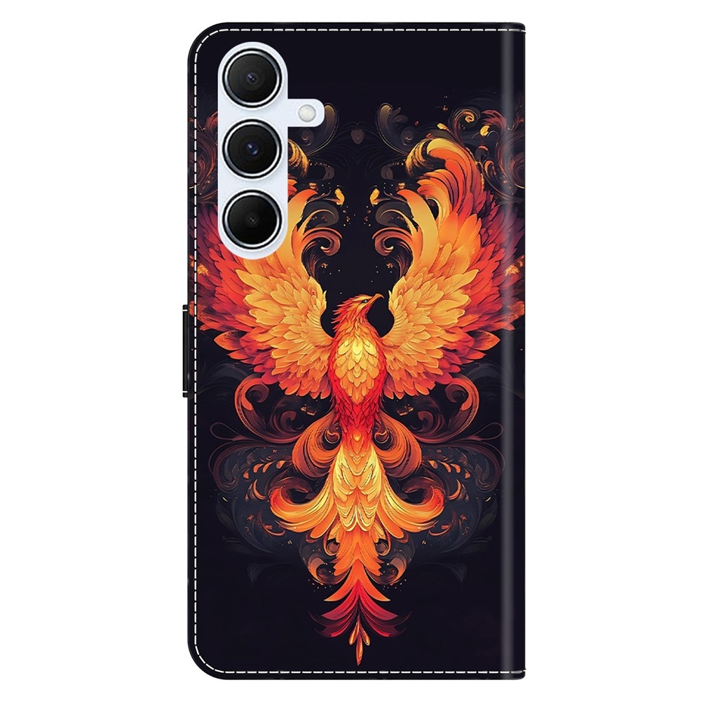 Firmly knižkové púzdro na Samsung Galaxy A17 5G/A26 5G - ohnivý vták
