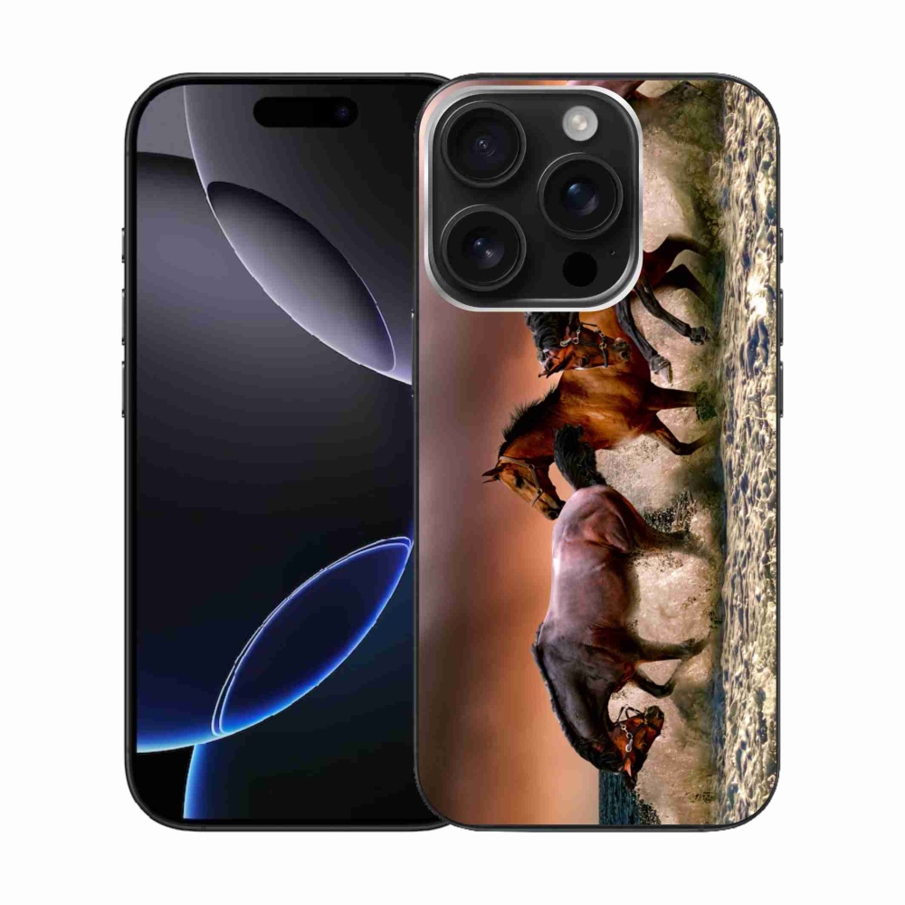 Gélový obal mmCase na iPhone 16 Pro - kone 1