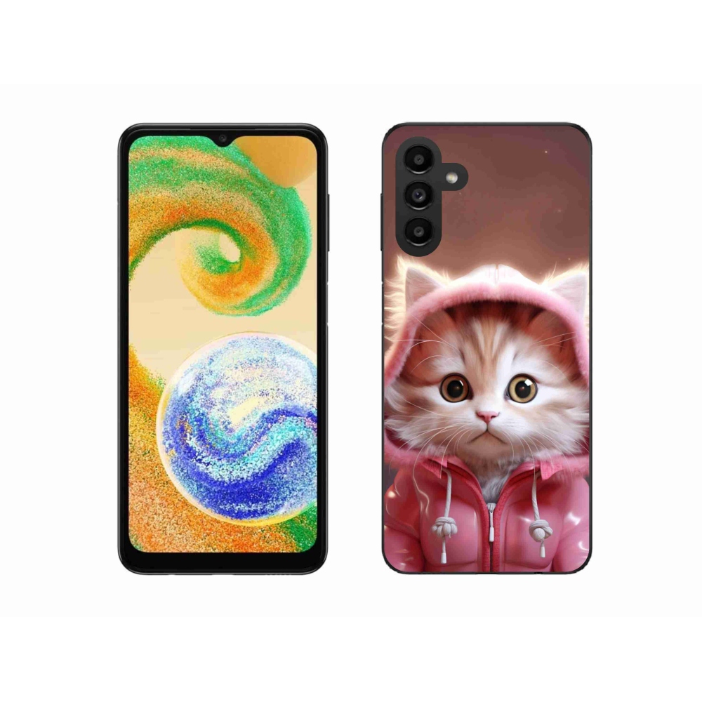 Gélový kryt mmCase na Samsung Galaxy A04s (164.7x76.7x9.1mm) - roztomilé mačiatko 3