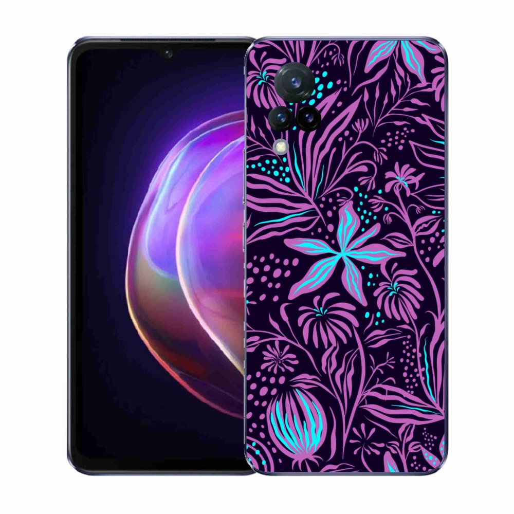 Gélový kryt mmCase na Vivo V21 4G/5G - kvety 2