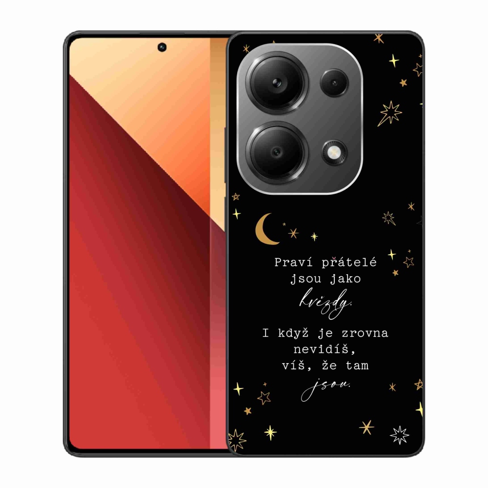 Gélový kryt mmCase na Xiaomi Redmi Note 13 Pro 4G/Poco M6 Pro - citát 6 čierne pozadie