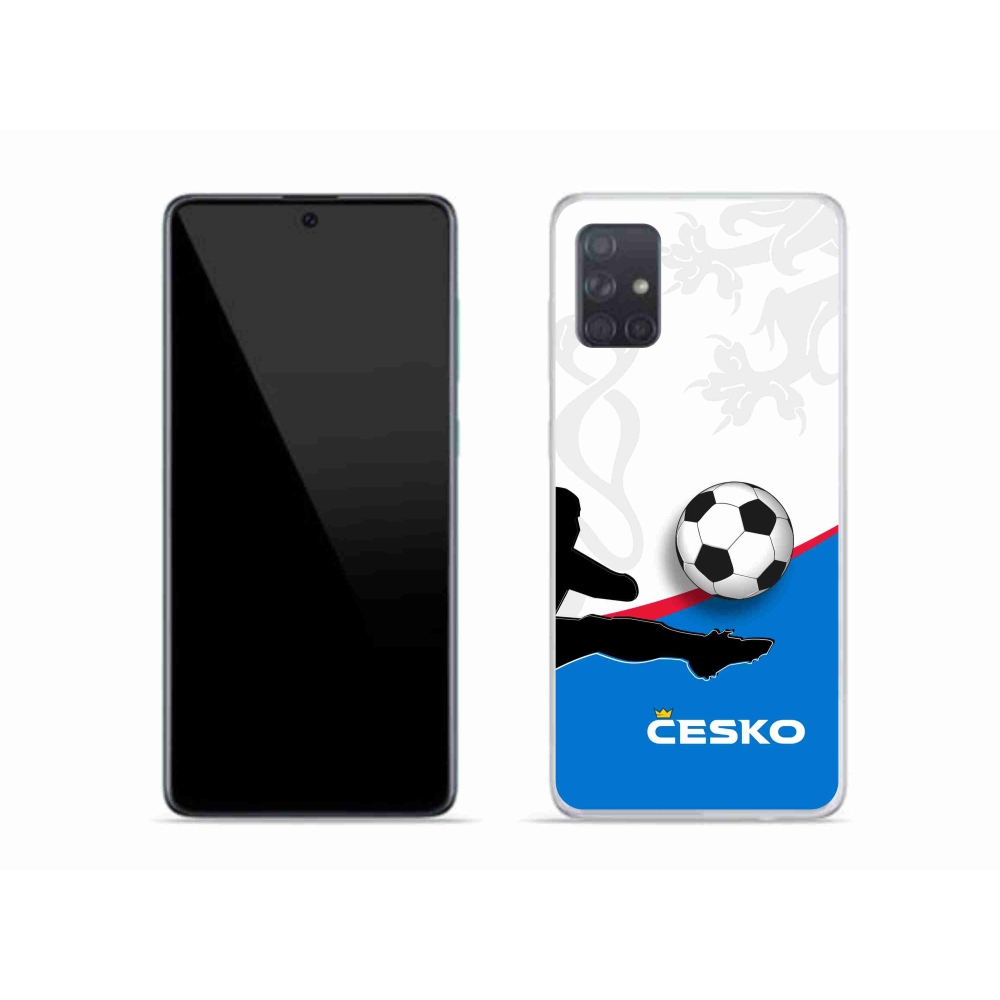 Gélový kryt mmCase na Samsung Galaxy A51 - futbal Česko 3