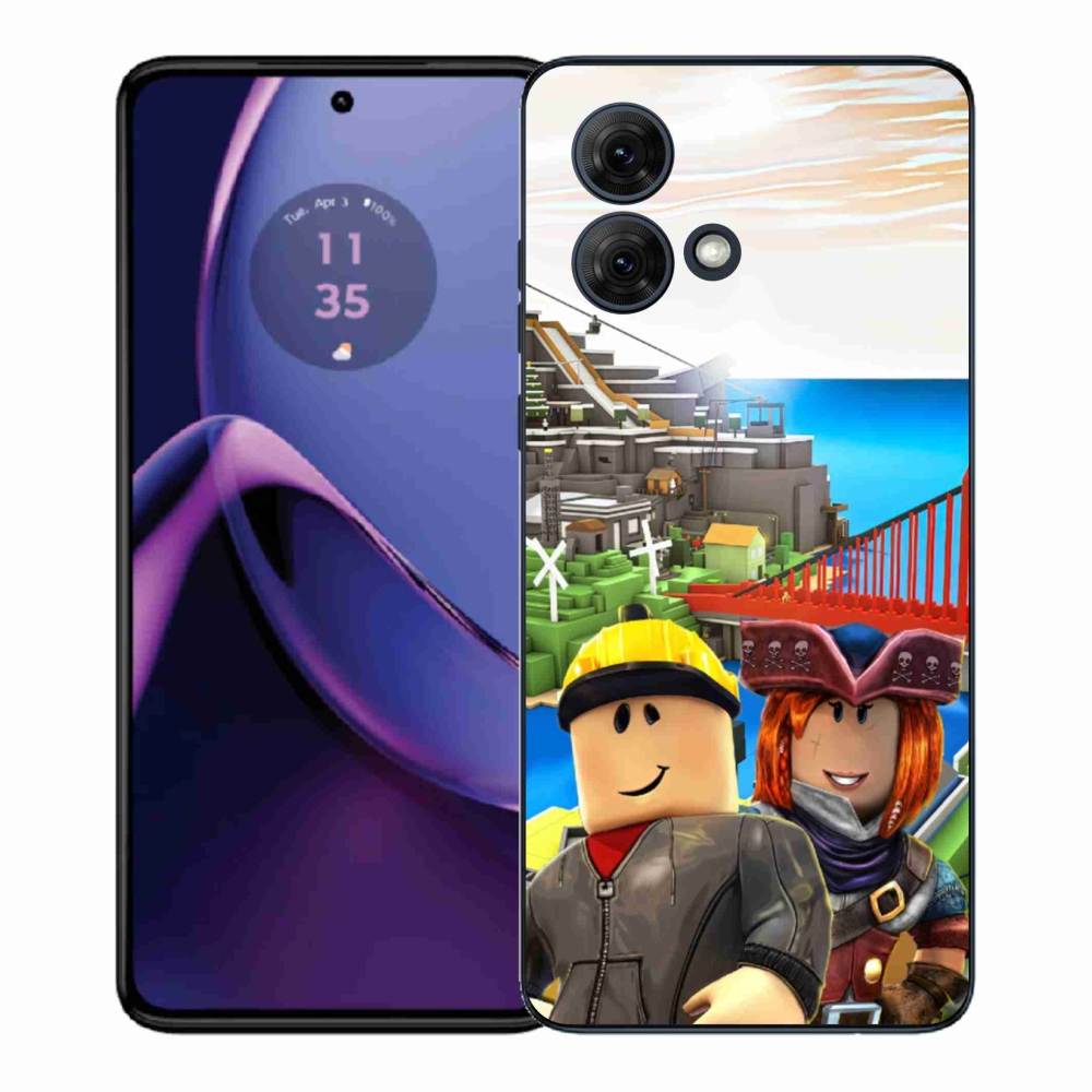 Gélový kryt mmCase na Motorola Moto G84 5G - roblox 1