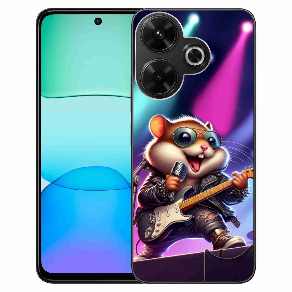 Gélový kryt mmCase na Xiaomi Redmi 13 4G/Poco M6 4G - škrečok rocker