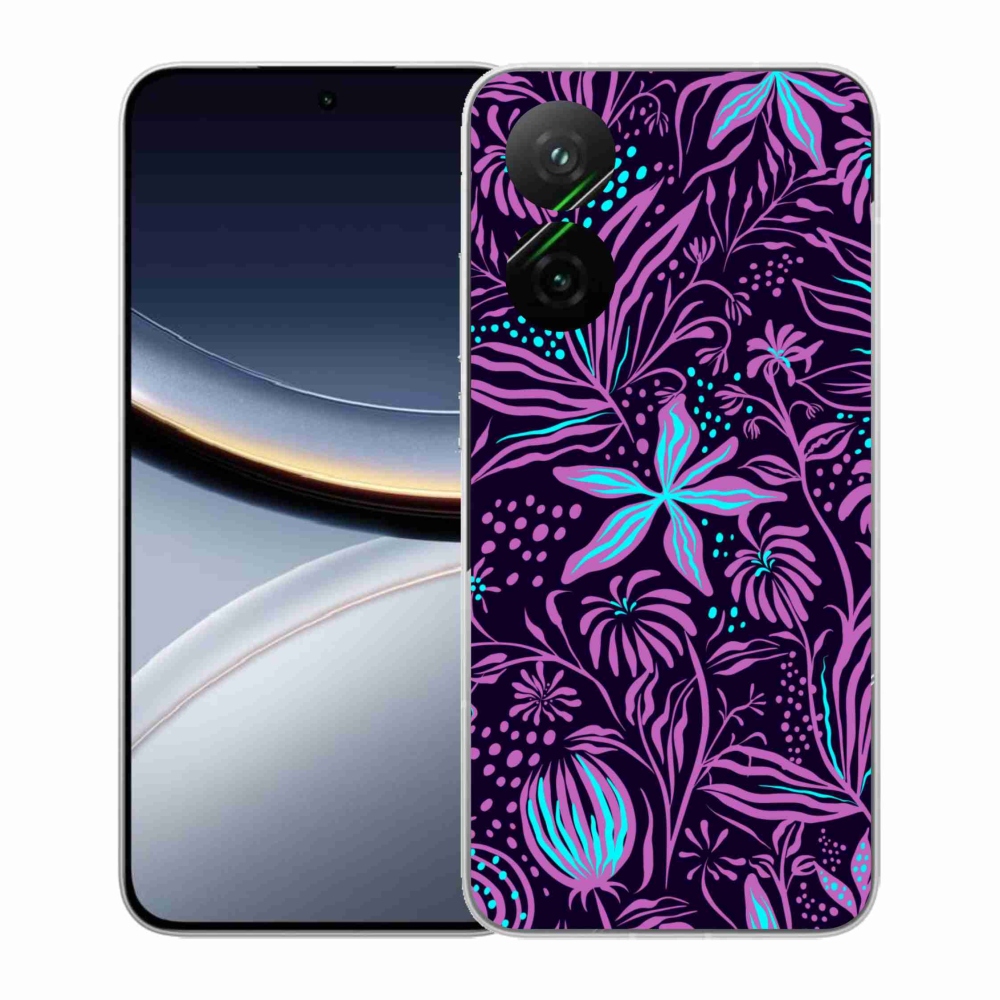 Gélový kryt mmCase na Xiaomi Poco F7 5G - kvety 2