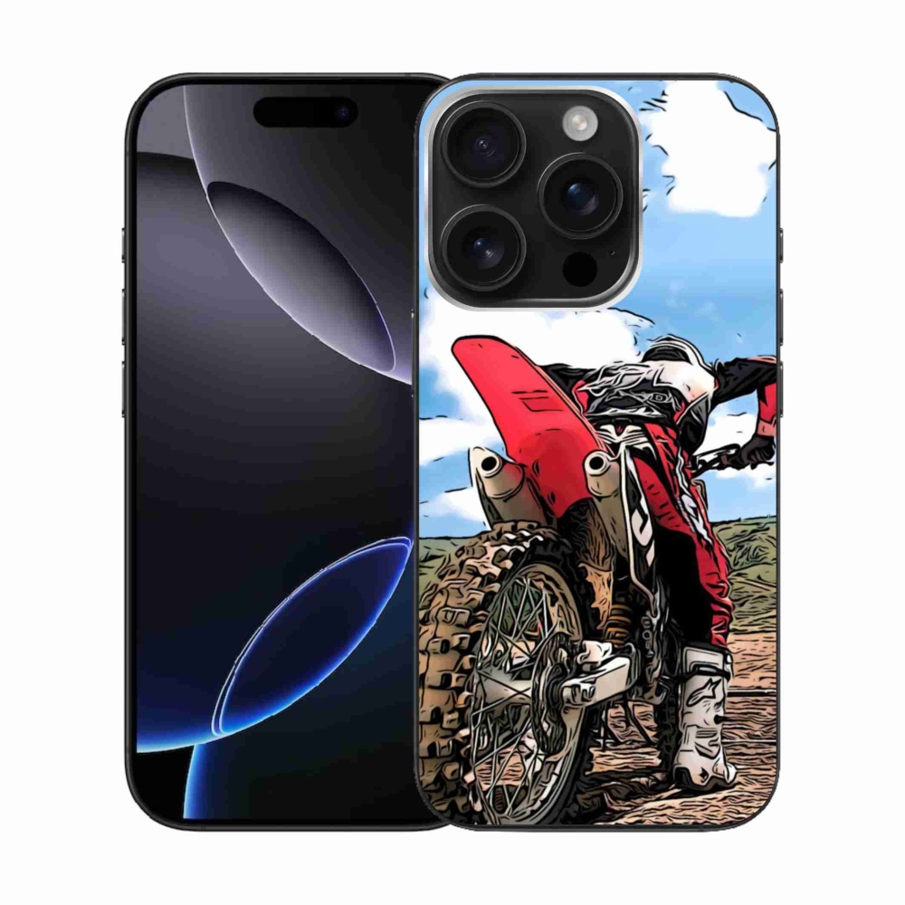 Gélový kryt mmCase na iPhone 16 Pro - moto