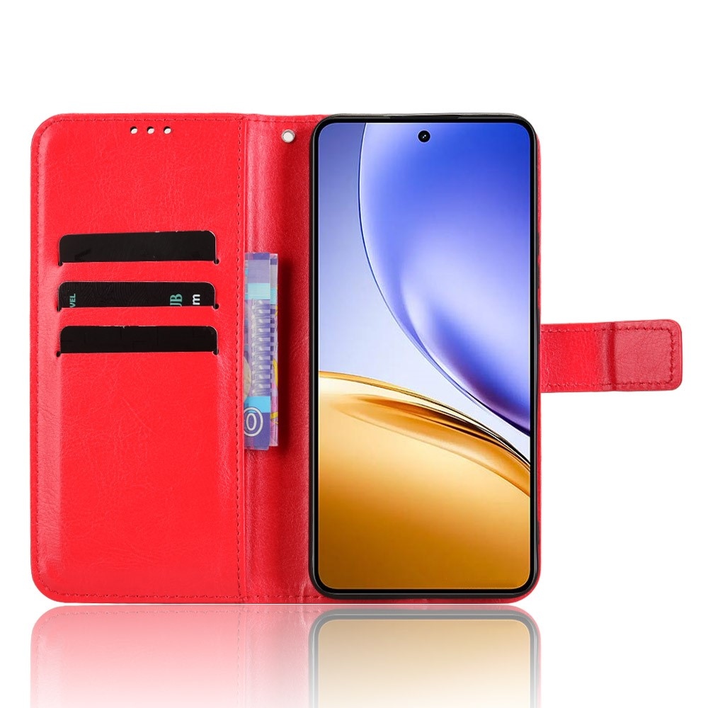 Crazy knižkové puzdro na Realme 14 5G/14T 5G - červené