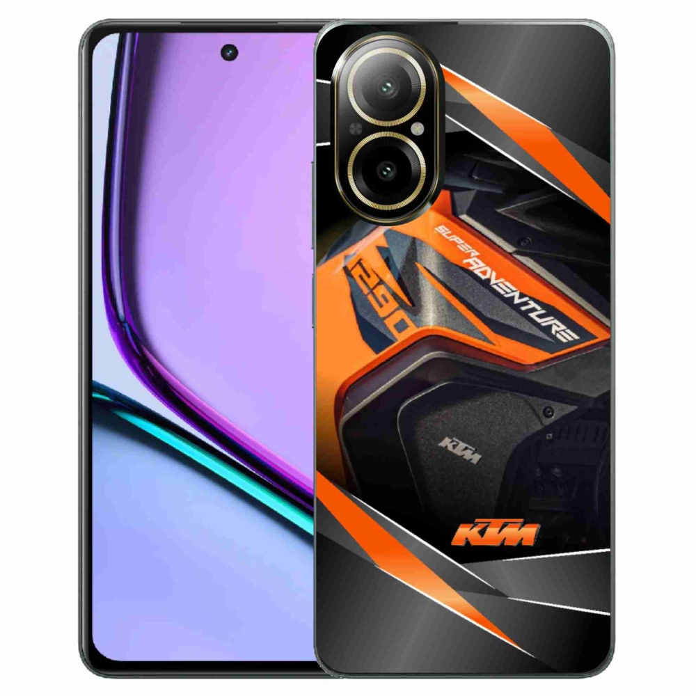 Gélový kryt mmCase na Realme C67 - motorka ktm