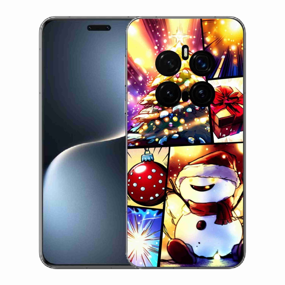 Gélový kryt mmCase na Honor Magic 7 Pro 5G - vianočné motívy 1