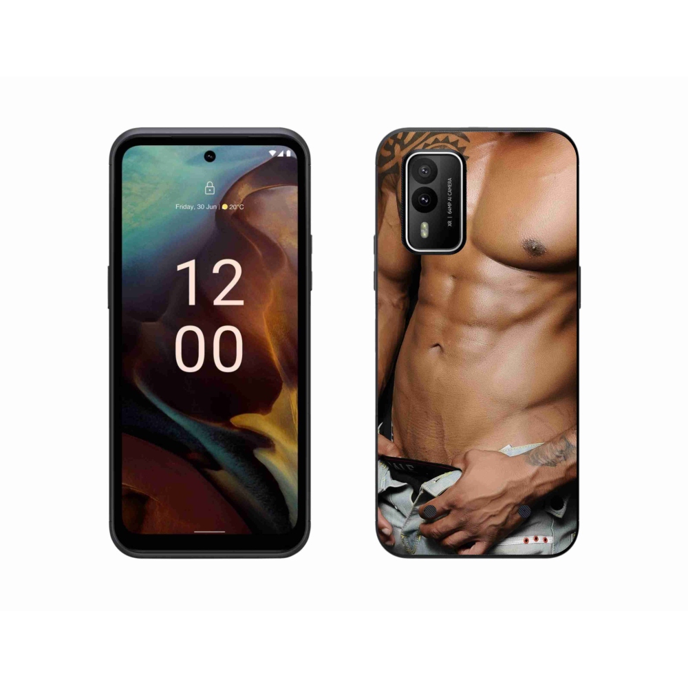 Gélový kryt mmCase na Nokia XR21 - sexy muž