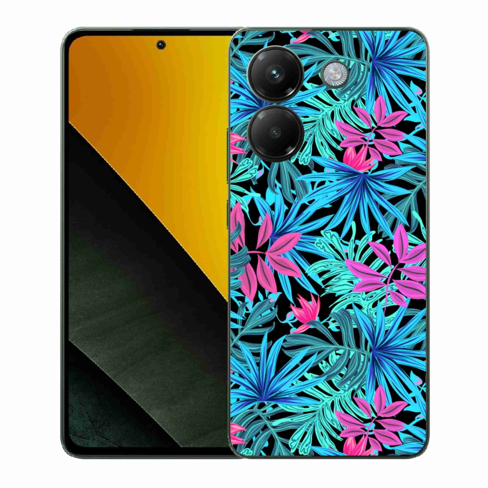 Gélový kryt mmCase na Xiaomi Poco M7 Pro 5G - kvety 3
