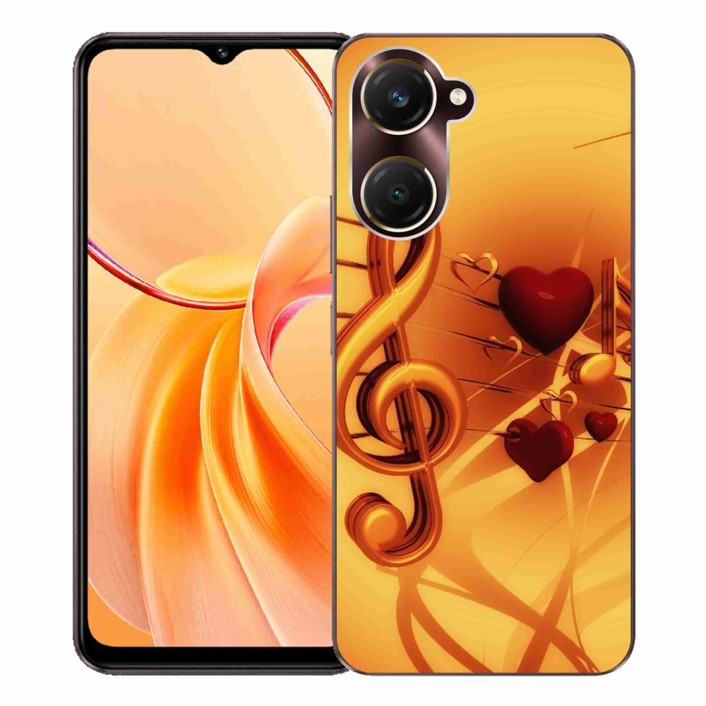 Gélový kryt mmCase na Vivo Y28s 5G - noty
