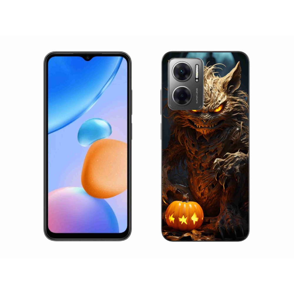 Gélový kryt mmCase na Xiaomi Redmi 10 5G - halloweenska príšera
