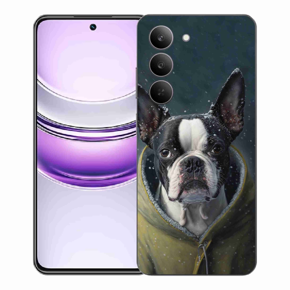 Gélový kryt mmCase na Realme 14x 5G - buldoček