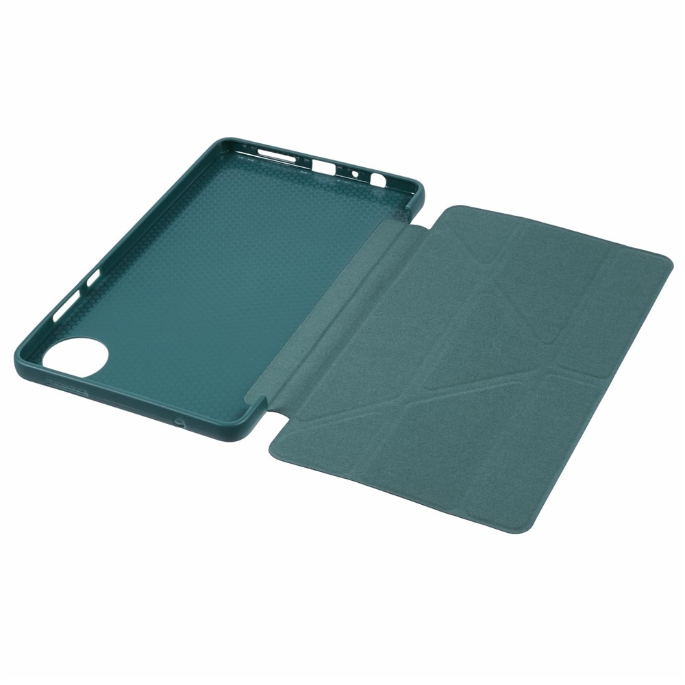 Origamis skladacie púzdro na tablet Xiaomi Redmi Pad SE 8.7 - tmavozelené
