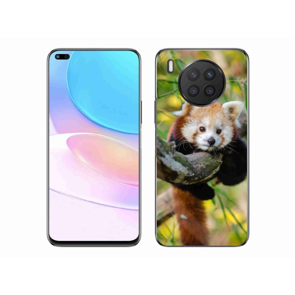 Gélový kryt mmCase na Honor 50 Lite - panda červená