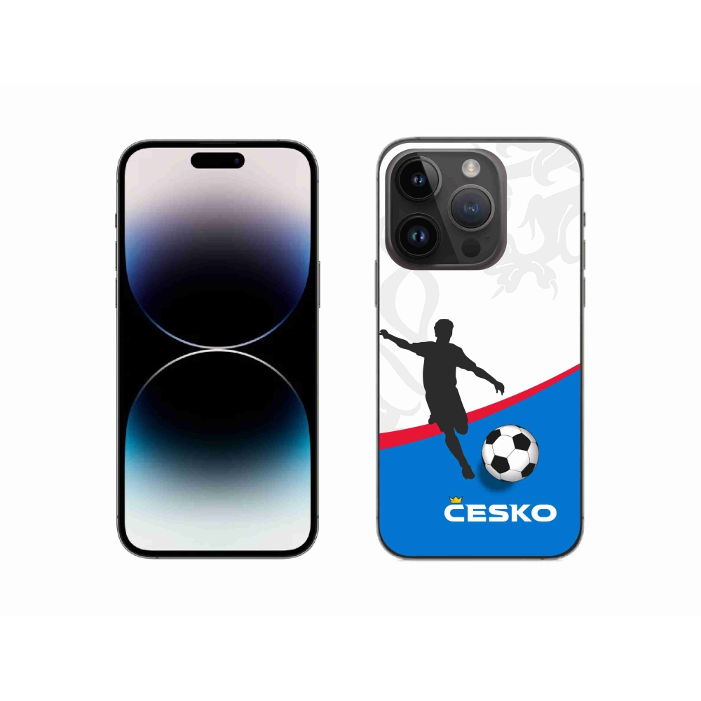 Gélový kryt mmCase na iPhone 14 Pro 6.1 - futbal Česko 1