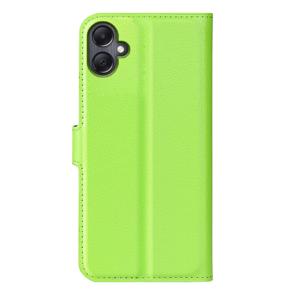 Litchi knižkové púzdro na Samsung Galaxy A06 4G - zelené