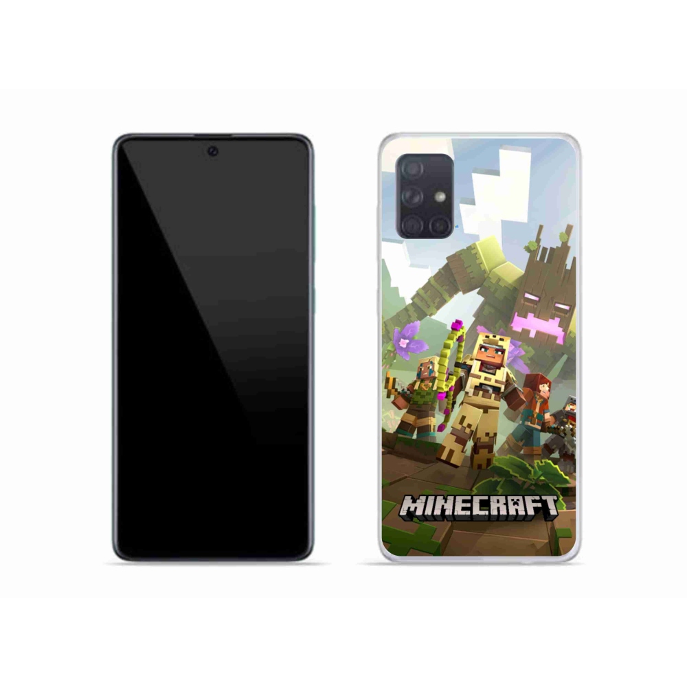 Gélový kryt mmCase na Samsung Galaxy A51 - minecraft 1