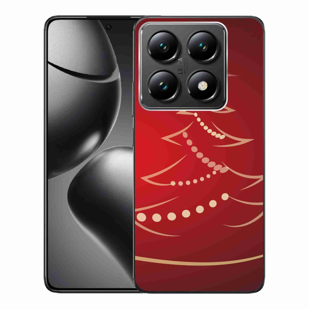 Gélový kryt mmCase na Xiaomi 14T Pro - kreslený vianočný stromček