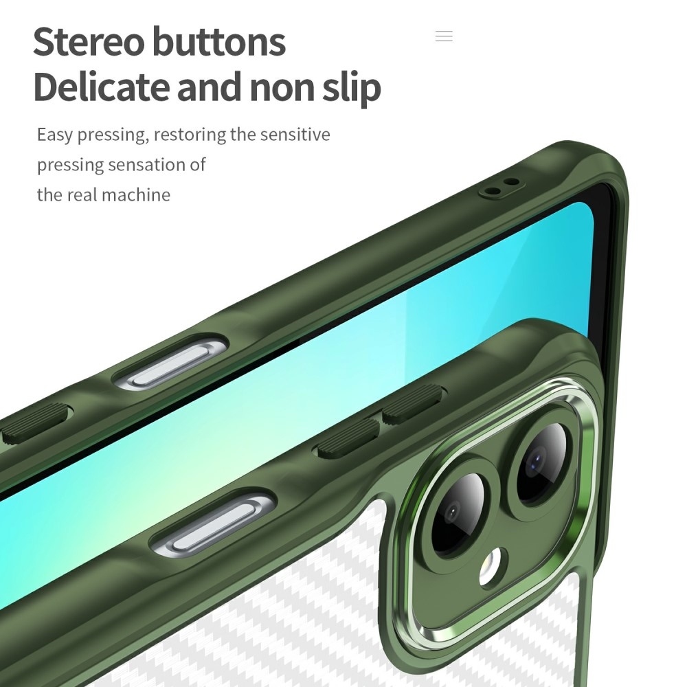Textures odolný kryt pre Samsung Galaxy A06 4G - zelený