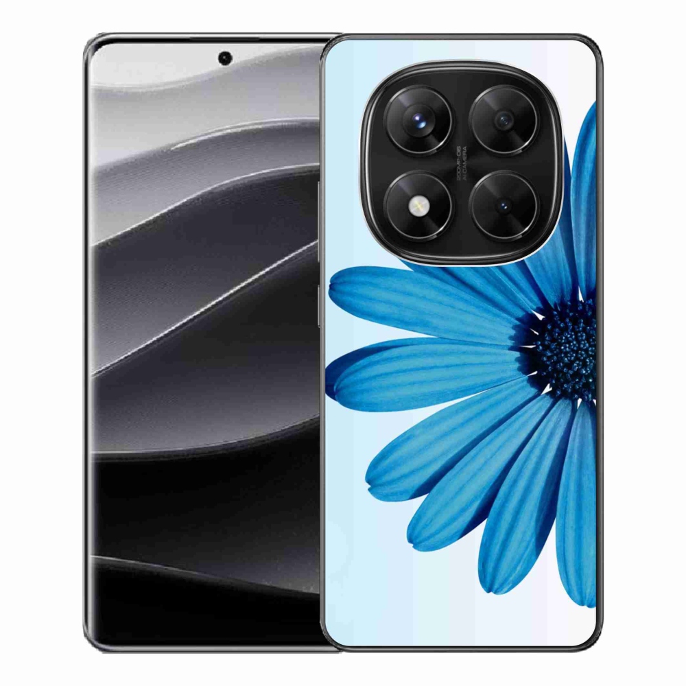 Gélový kryt mmCase na Xiaomi Redmi Note 14 Pro 5G/Poco X7 5G - modrá kopretina