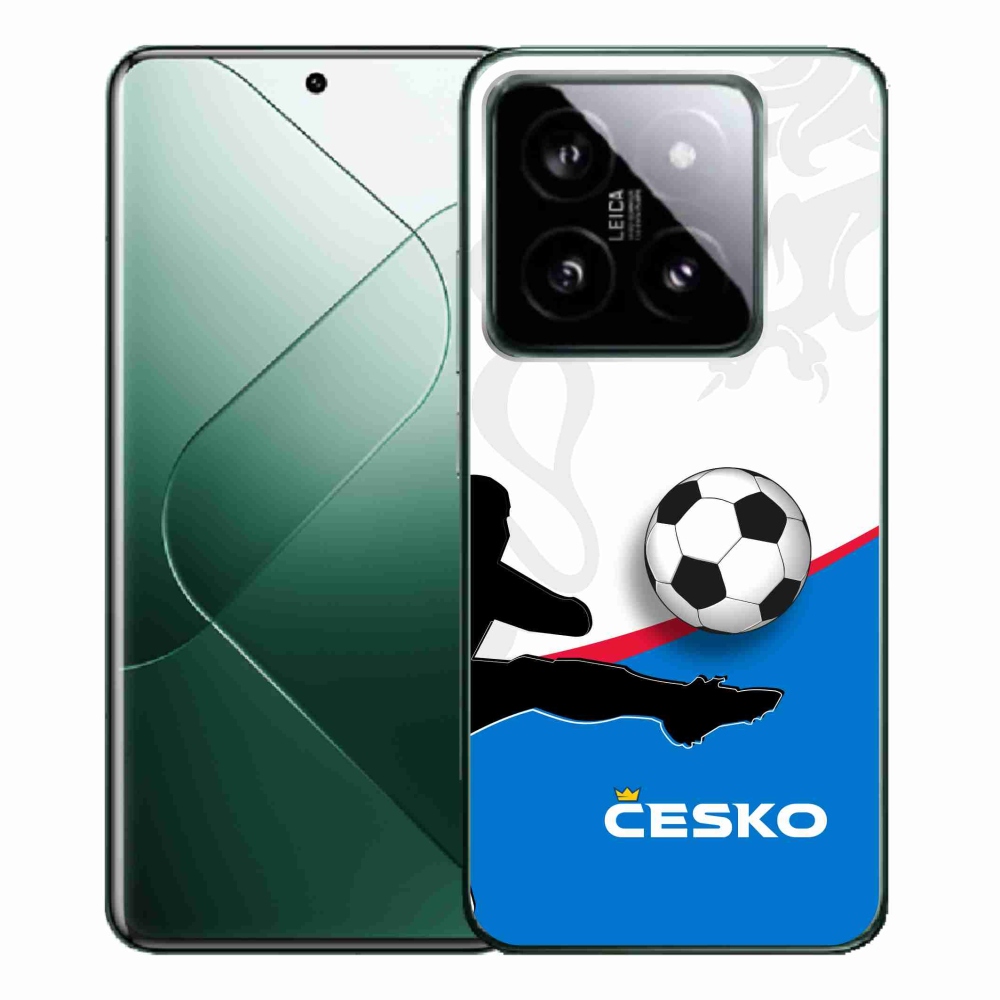 Gélový kryt mmCase na Xiaomi 14 Pro - futbal Česko 3