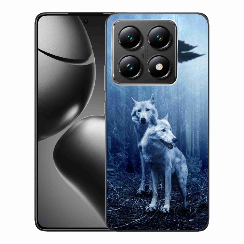 Gélový kryt mmCase na Xiaomi 14T - vlci v lese