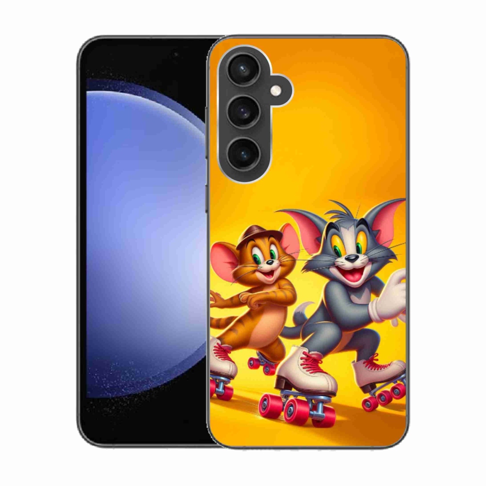 Gélový kryt mmCase na Samsung Galaxy S23 FE - Tom a Jerry