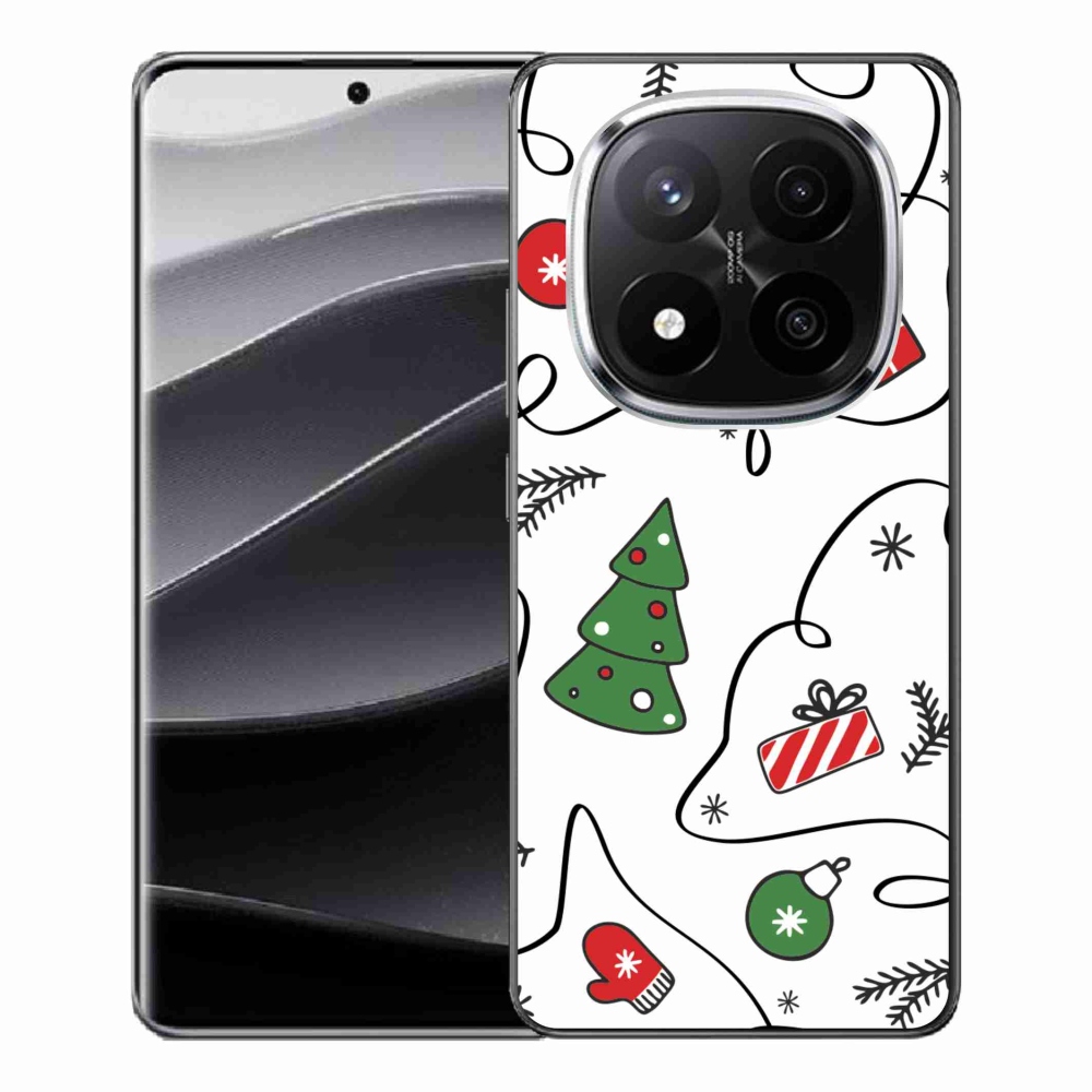 Gélový kryt mmCase na Xiaomi Redmi Note 14 Pro+ 5G - vianočné motívy