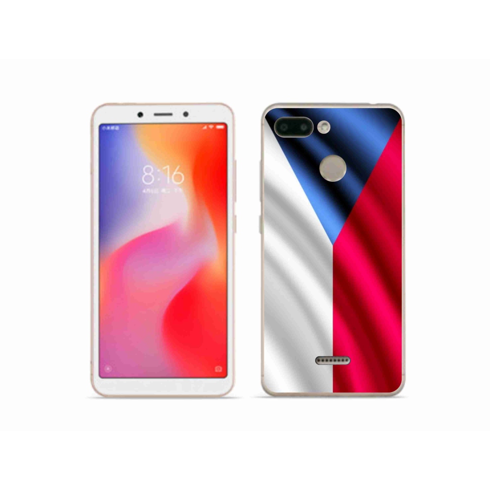 Gélový kryt mmCase na mobil Xiaomi Redmi 6 - česká vlajka