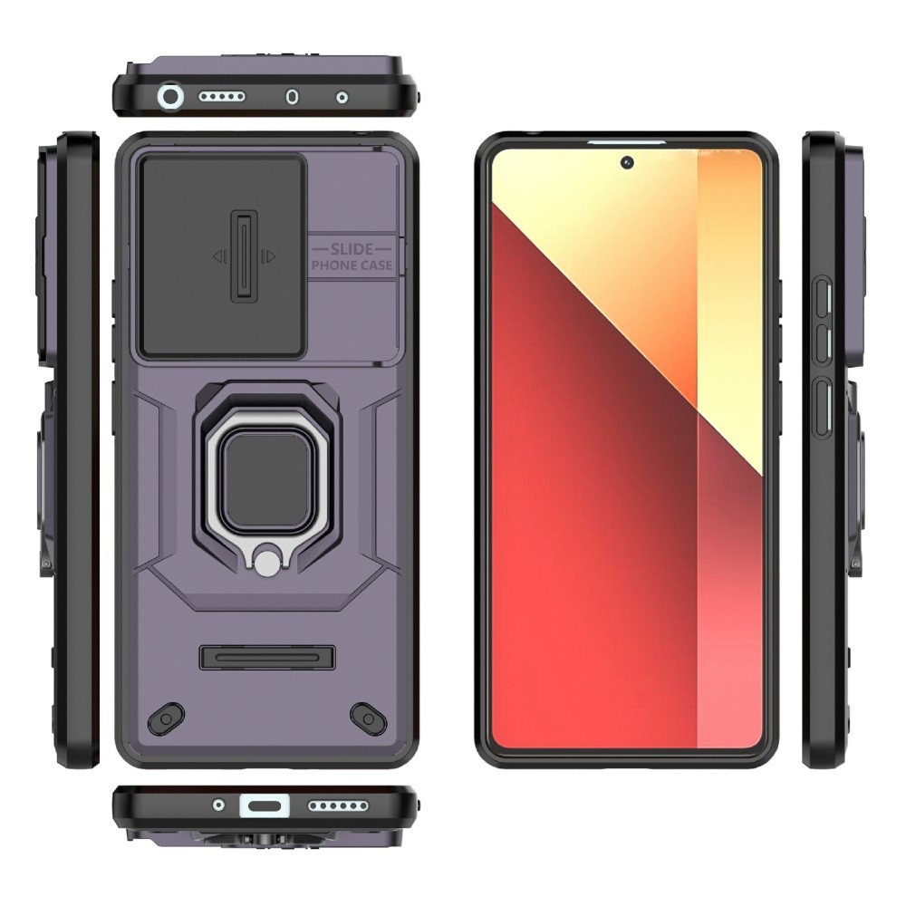 Lens odolný kryt na Xiaomi Redmi Note 14S - fialový