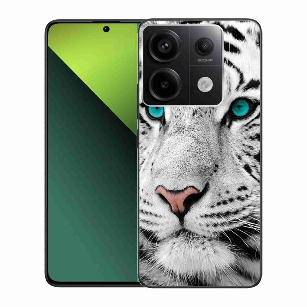 Gélový kryt mmCase na Xiaomi Redmi Note 13 Pro 5G/Poco X6 5G - biely tiger