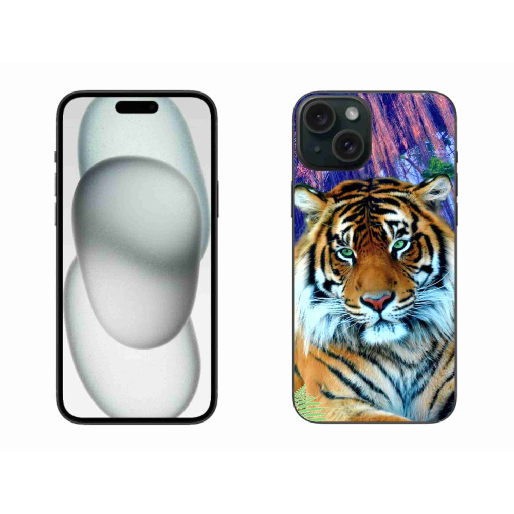 Gélový obal mmCase na iPhone 15 Plus - tiger