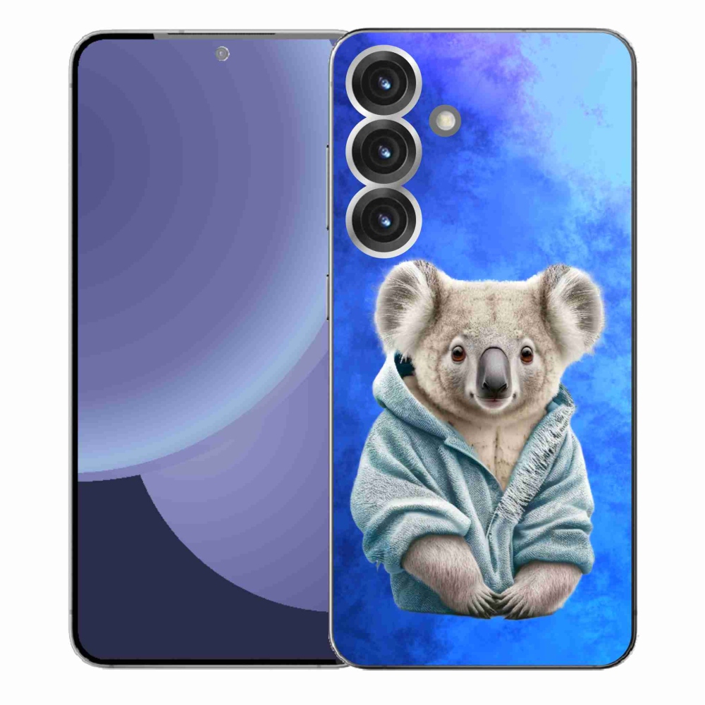 Gélový kryt mmCase na Samsung Galaxy S25+ - koala vo svetri