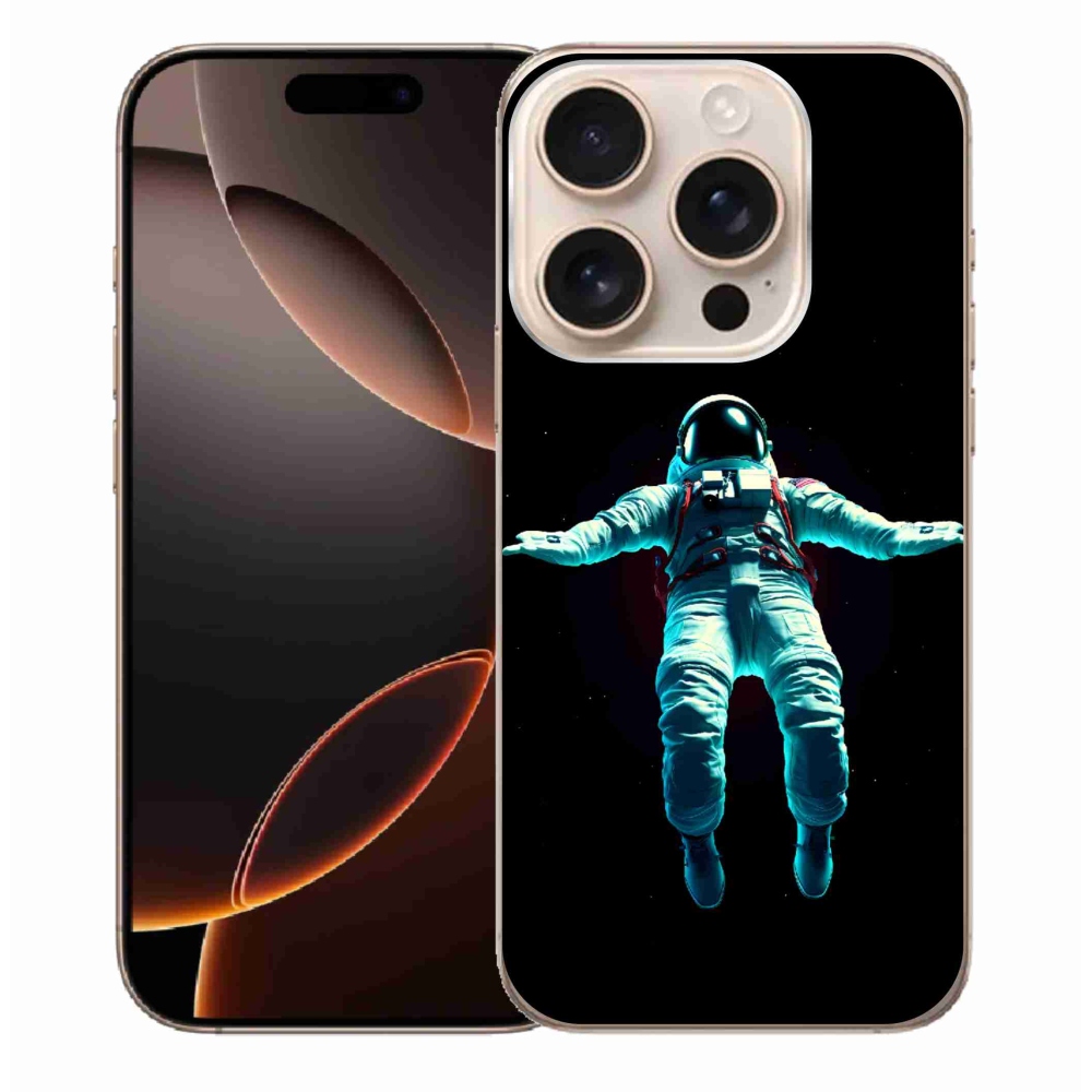 Gélový kryt mmCase na iPhone 16 Pro Max - kozmonaut