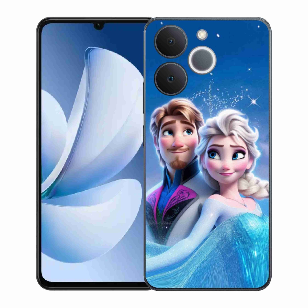 Gélový kryt mmCase na Realme Note 70T - ľadové kráľovstvo 1