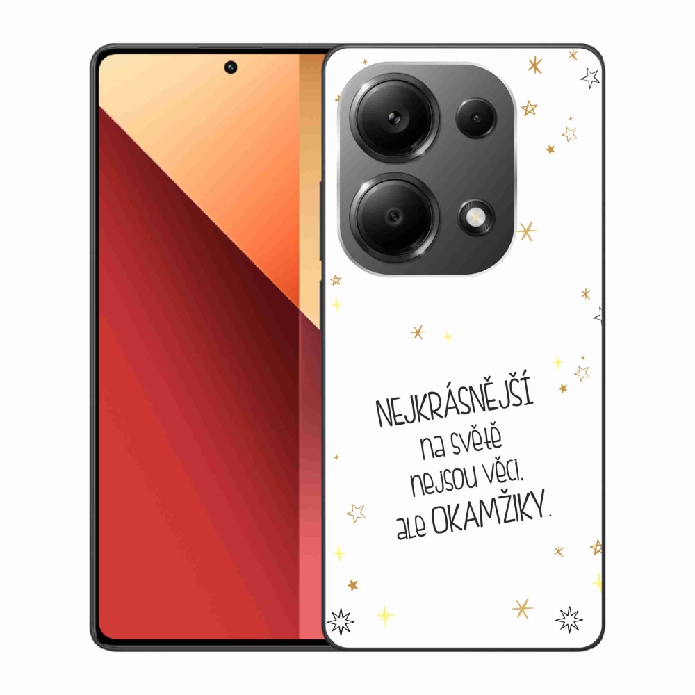 Gélový kryt mmCase na Xiaomi Redmi Note 13 Pro 4G/Poco M6 Pro - citát 4 biele pozadie