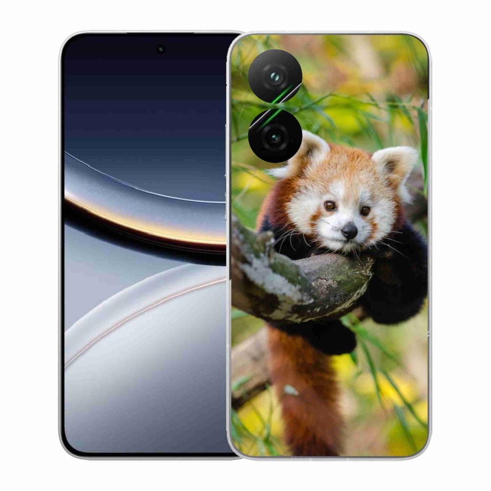 Gélový kryt mmCase na Xiaomi Poco F7 5G - panda červená