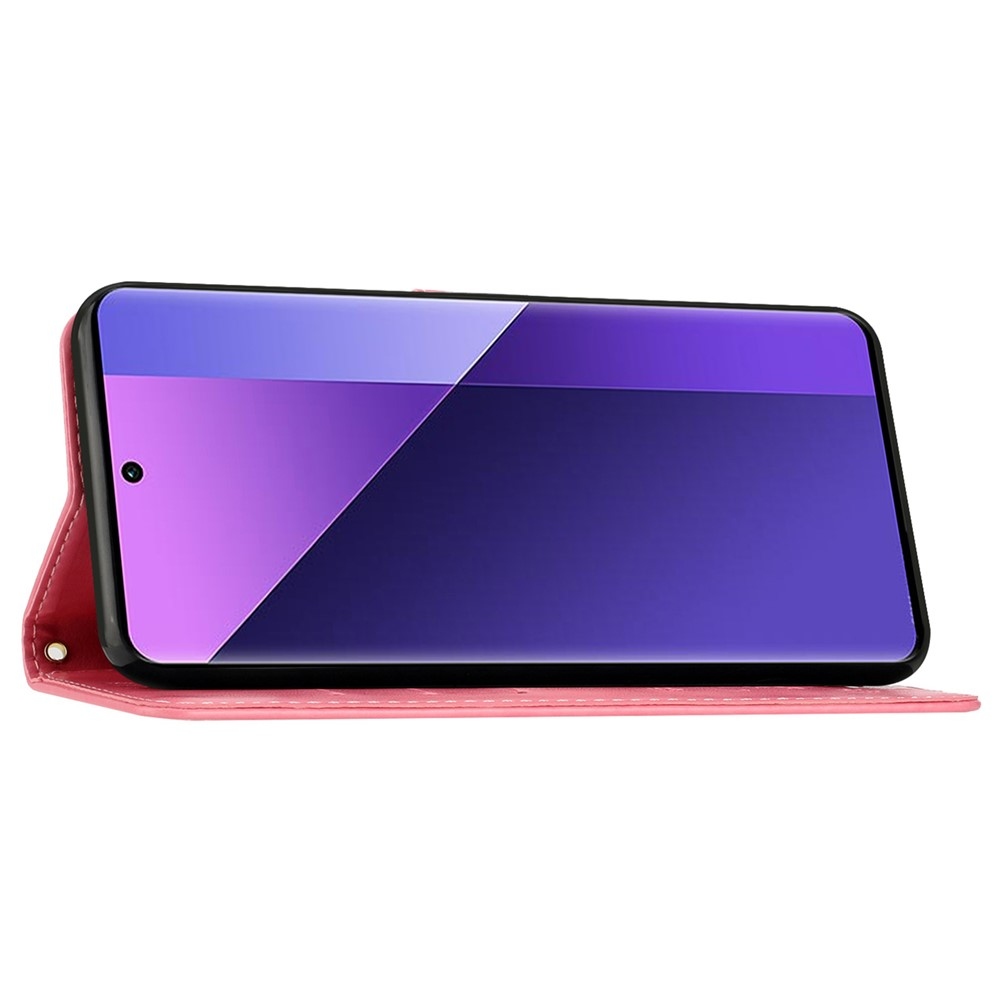 Flowers knižkové púzdro na Motorola Moto G85 5G - ružové